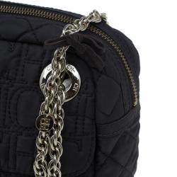 مملوكة مسبقًا Carolina Herrera Brown Nylon Monogram Shoulder Bag