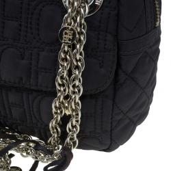 مملوكة مسبقًا Carolina Herrera Brown Nylon Monogram Shoulder Bag