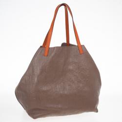 Pre Owned Carolina Herrera Silver Matryoshka Tote