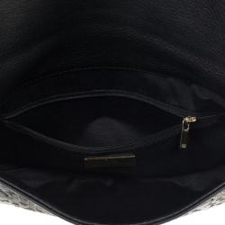 Pre Owned Carolina Herrera Monogram Embossed Bow Bag