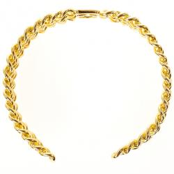 Pre Owned Carolina Herrera Golden Chain Bracelet 17 CM