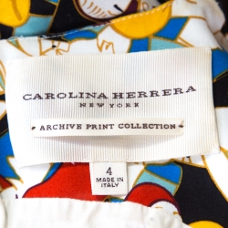 مملوكة مسبقًا فستان ضيق كارولينا هيريرا أرشيف كوليكشن بنقوش تانغو دانسر S