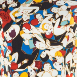 مملوكة مسبقًا فستان ضيق كارولينا هيريرا أرشيف كوليكشن بنقوش تانغو دانسر S