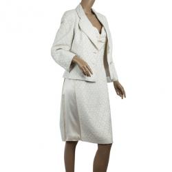 Pre Owned Carolina Herrera Dress Suit L