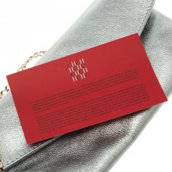 Pre Owned Carolina Herrera Metallic Grey Leather Shoulder Bag