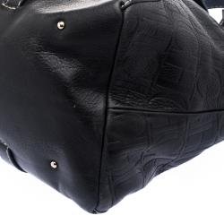 Carolina Herrera Black Leather Tote