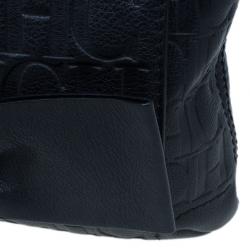 Pre Owned Carolina Herrera Black Leather Audrey Shoulder Bag