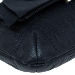 Pre Owned Carolina Herrera Black Leather Audrey Shoulder Bag