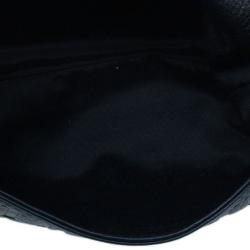 Pre Owned Carolina Herrera Black Leather Audrey Shoulder Bag