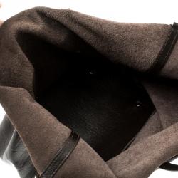 مملوكة مسبقًا Carolina Herrera Brown Monogram Leather Matryoshka Tote