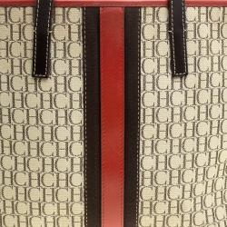 Pre Owned Carolina Herrera Multicolor Monogram Canvas Tote