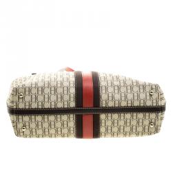 Pre Owned Carolina Herrera Multicolor Monogram Canvas Tote