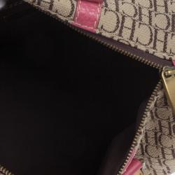 Pre Owned Carolina Herrera Multicolored Canvas Andy Boston Bag