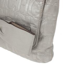 مملوكة مسبقًا Carolina Herrera Silver Audrey Shoulder bag