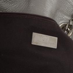 مملوكة مسبقًا Carolina Herrera Silver Audrey Shoulder bag
