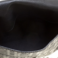 Pre Owned Carolina Herrera Black Leather Shoulder Bag