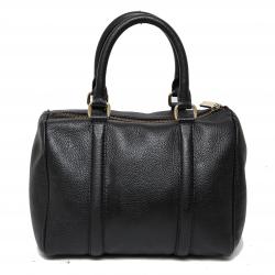 مملوكة مسبقًا حقيبة كارولينا هيريرا اندي بوسطن جلد سوداء