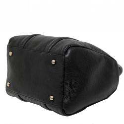 مملوكة مسبقًا حقيبة كارولينا هيريرا اندي بوسطن جلد سوداء