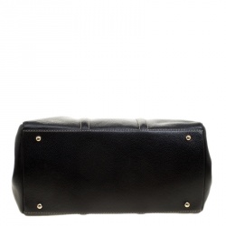 Pre Owned Carolina Herrera Black Leather Matteo Tote