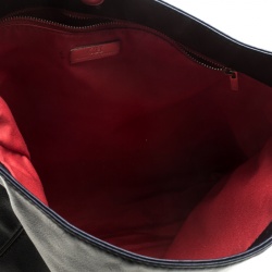 Carolina Herrera Black Leather Shoulder Bag