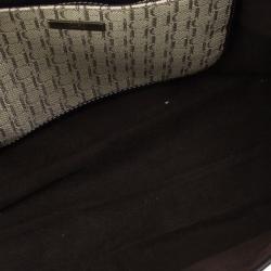 Pre Owned Carolina Herrera Monogram Canvas Shopper Tote