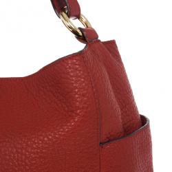 مملوكة مسبقًا Carolina Herrera Red Leather Hobo