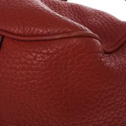 مملوكة مسبقًا Carolina Herrera Red Leather Hobo
