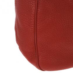 مملوكة مسبقًا Carolina Herrera Red Leather Hobo
