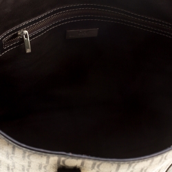 Pre Owned Carolina Herrera Beige/Brown Monogram Coated Canvas Shopper Tote