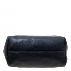 Pre Owned حقيبة يد كارولينا هيريرا تيمبو كوليكشن أداغيو جلد زرقاء