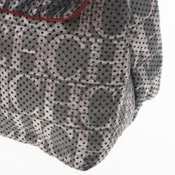 Pre Owned Carolina Herrera Perforated Flap Shoulder Bag