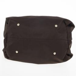 Pre Owned Carolina Herrera Bow Drawstring Chain Hobo