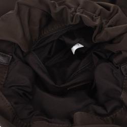 Pre Owned Carolina Herrera Bow Drawstring Chain Hobo