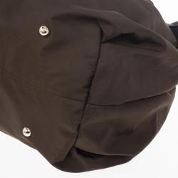 Pre Owned Carolina Herrera Bow Drawstring Chain Hobo