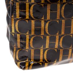 مملوكة مسبقًا Carolina Herrera Monogram Chain Handle Tote