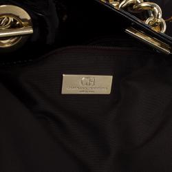 مملوكة مسبقًا Carolina Herrera Monogram Chain Handle Tote