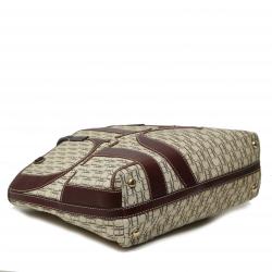 Pre Owned Carolina Herrera Tricolor Monogram Canvas and Leather Tote