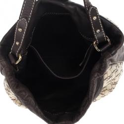 Pre Owned Carolina Herrera Monogram Bucket Bag