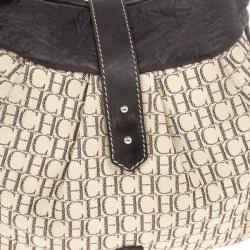 Pre Owned Carolina Herrera Monogram Bucket Bag