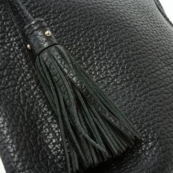 Pre Owned Carolina Herrera Black Leather Maria Shoulder Bag
