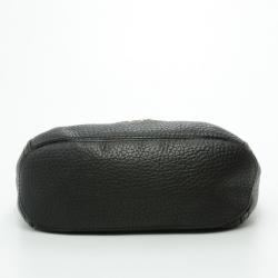 Pre Owned Carolina Herrera Black Leather Maria Shoulder Bag