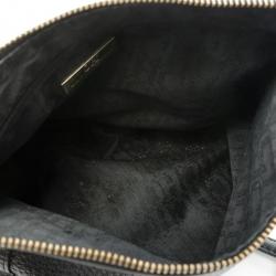 Pre Owned Carolina Herrera Black Leather Maria Shoulder Bag