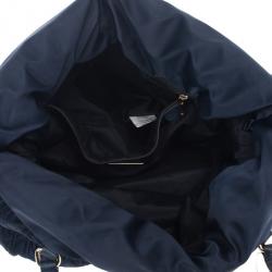 Pre Owned Carolina Herrera Drawstring Monogram Shoulder Bag