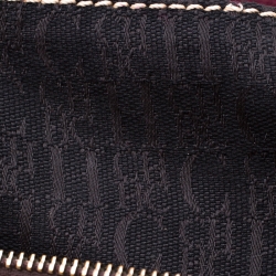 Pre Owned Carolina Herrera Light Purple Monogram Leather Andy Boston Bag