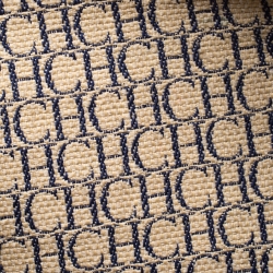 Pre Owned Carolina Herrera White Leather Andy Boston Bag