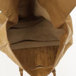 Pre Owned Carolina Herrera Beige Adagio Leather Bag