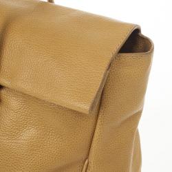 Pre Owned Carolina Herrera Beige Adagio Leather Bag