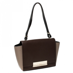 Pre Owned Carolina Herrera Multicolor Leather Shoulder Bag