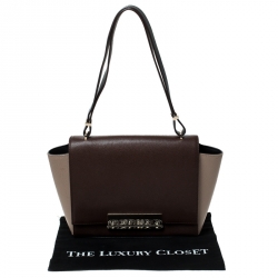 Pre Owned Carolina Herrera Multicolor Leather Shoulder Bag