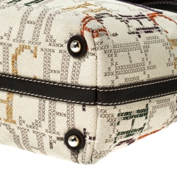 مملوكة مسبقًا Carolina Herrera Multicolor Monogram Canvas Shopper Tote